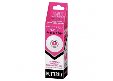 Set de 3 pelotas Butterfly 40+